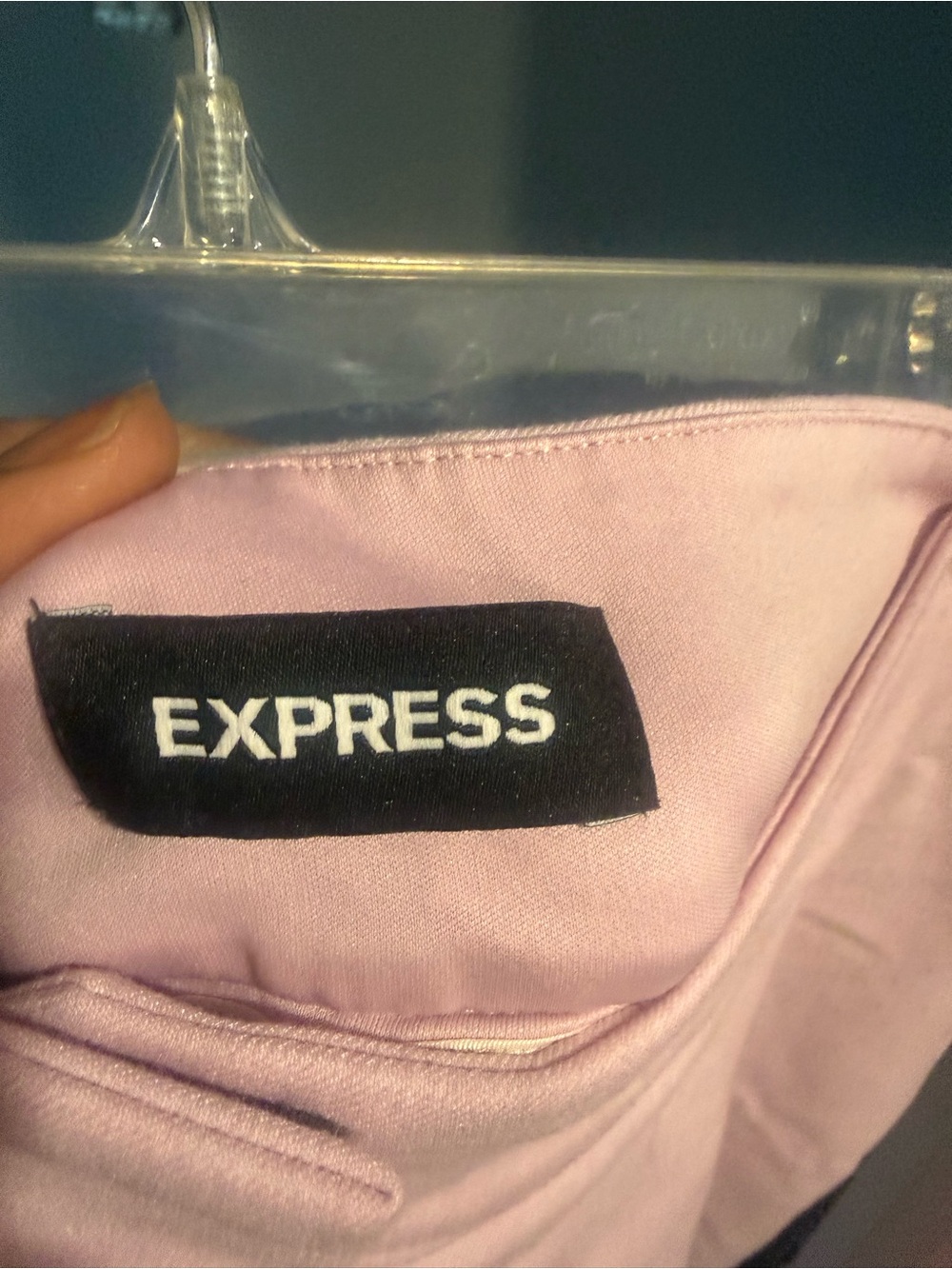 Express Pale Pink Slacks - Picture 3 of 4